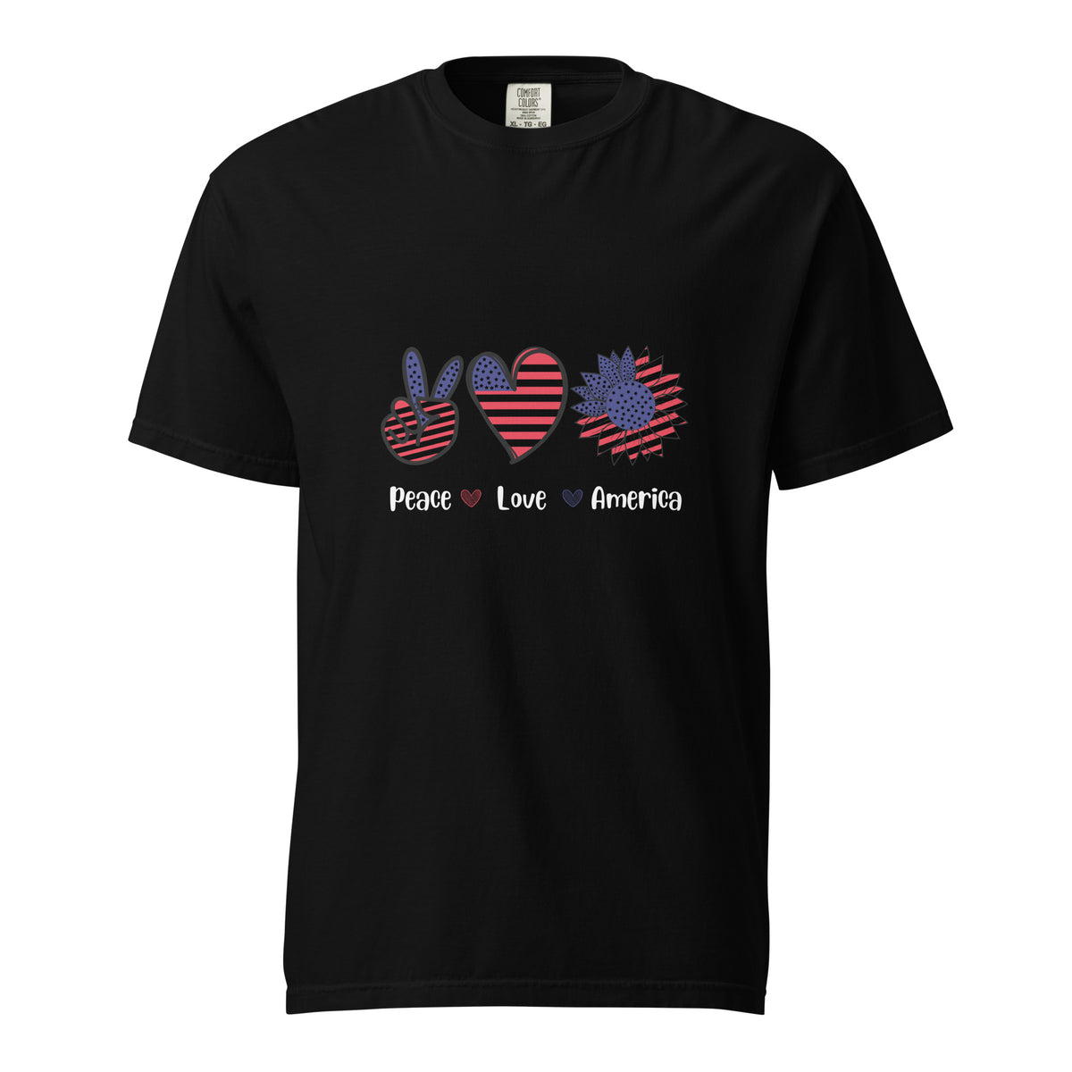 Peace Love America-T Shirt